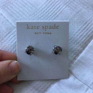 kate spade Jewelry - Kate spade silver sparkle stud earrings nwt kate spade Jewelry - Kate spade silver sparkle stud earrings nwt